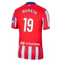 Stroje piłkarskie Atletico Madrid Alvaro Morata #19 Koszulka Podstawowej 2024-25 Krótki Rękaw